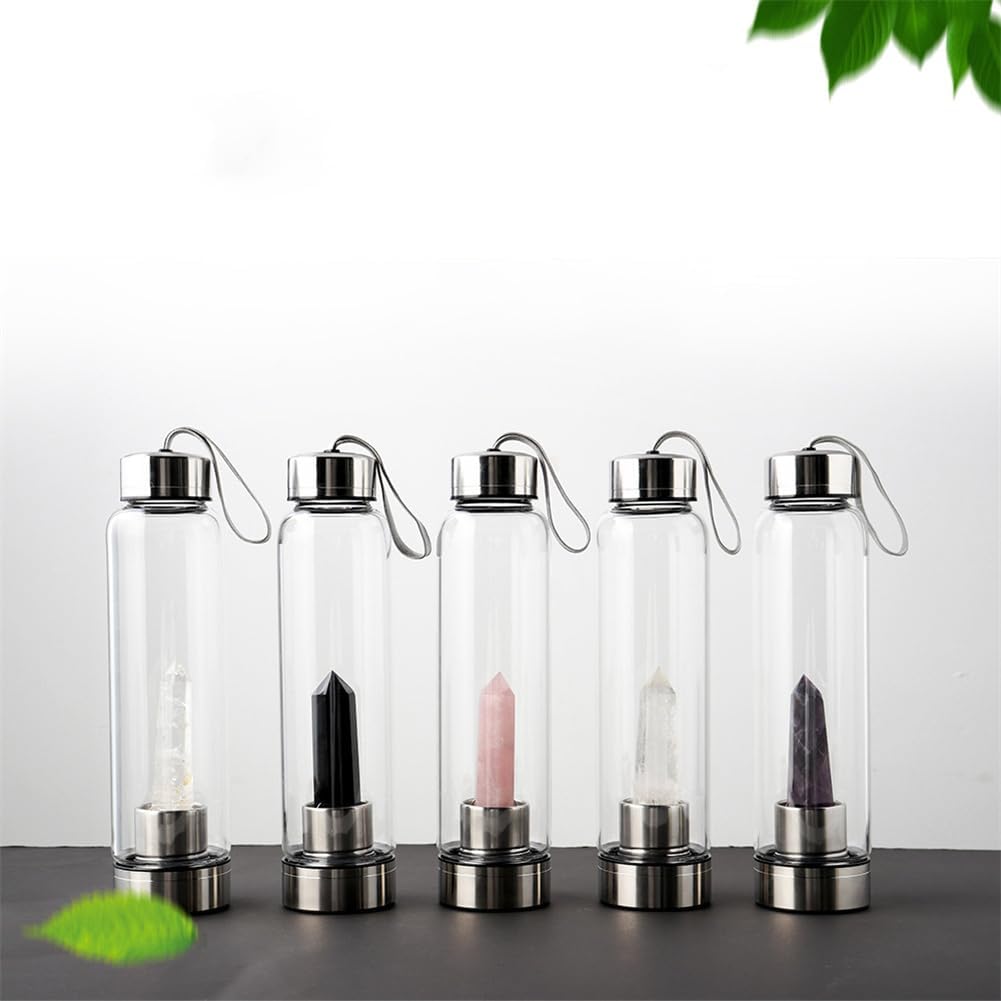 Shapeazy Crystal Glass Water Bottle