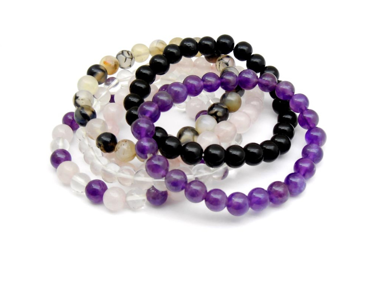 Citrine 8 mm Round beads bracelet