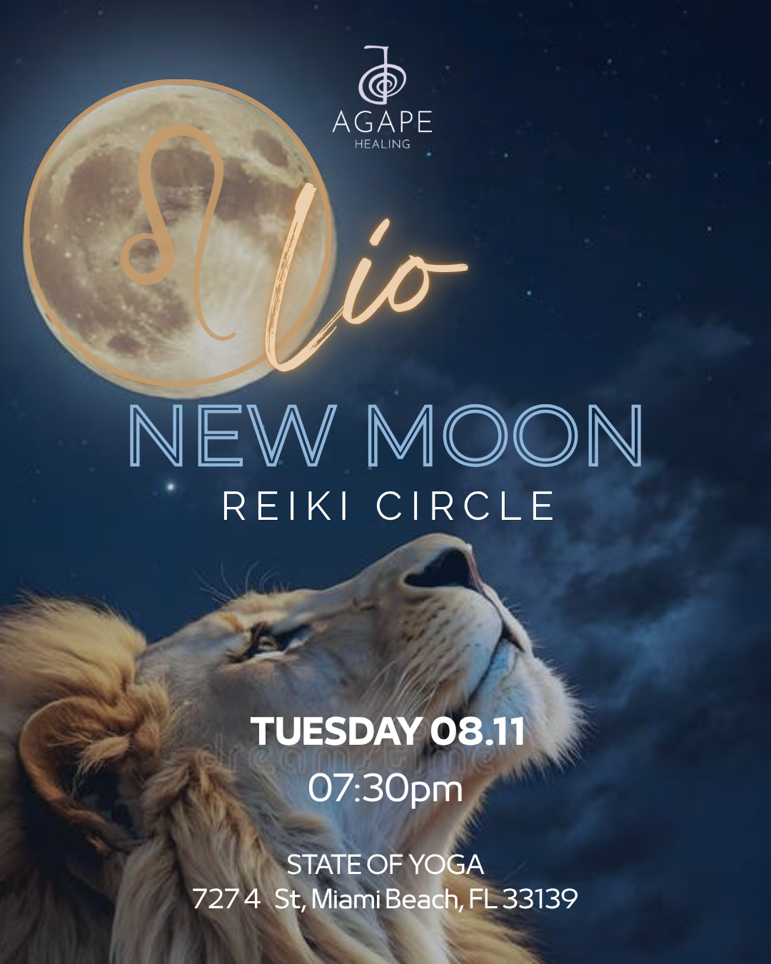 🌕 New Moon Reiki Circle ✨