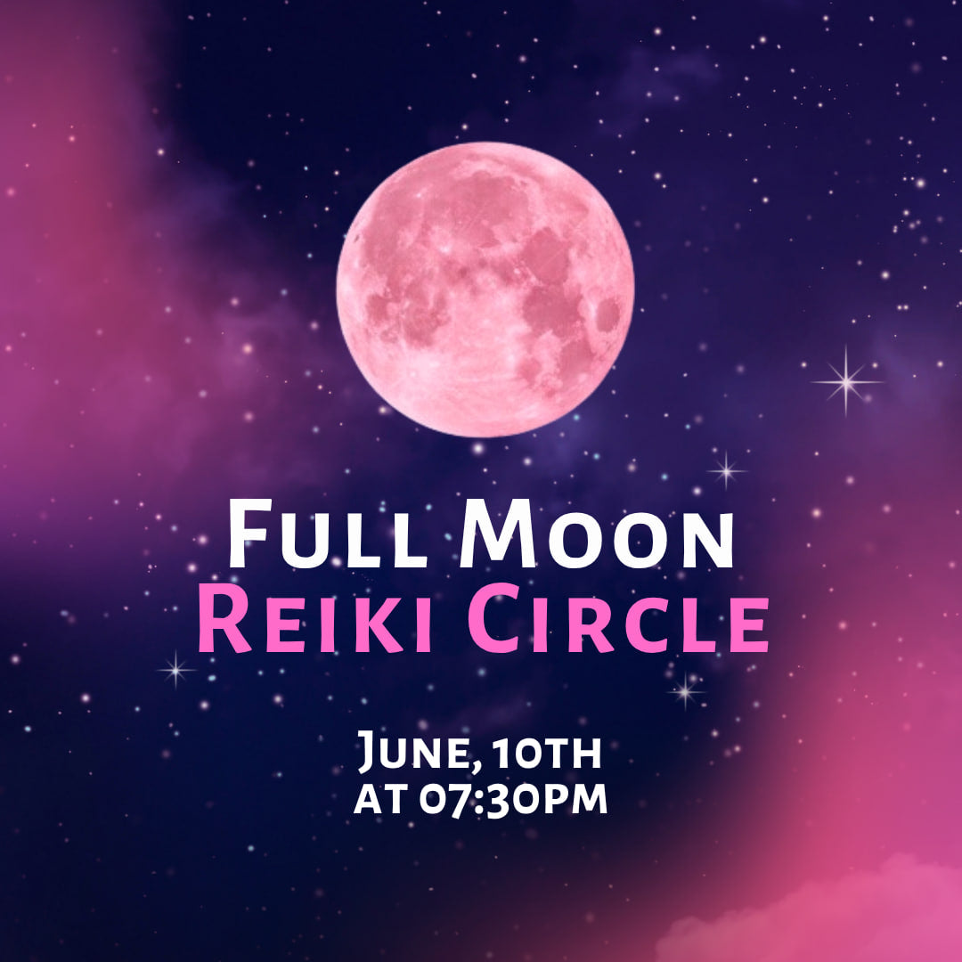 Full Moon Reiki Circle | Strawberry Moon | June 2025