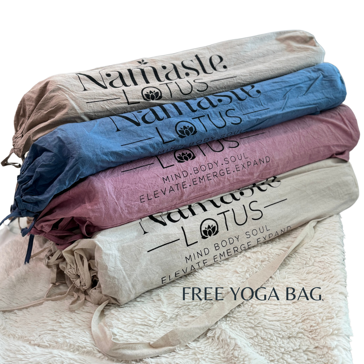 Ocean Waves Yoga Meditation Mat by Namaste Lotus
