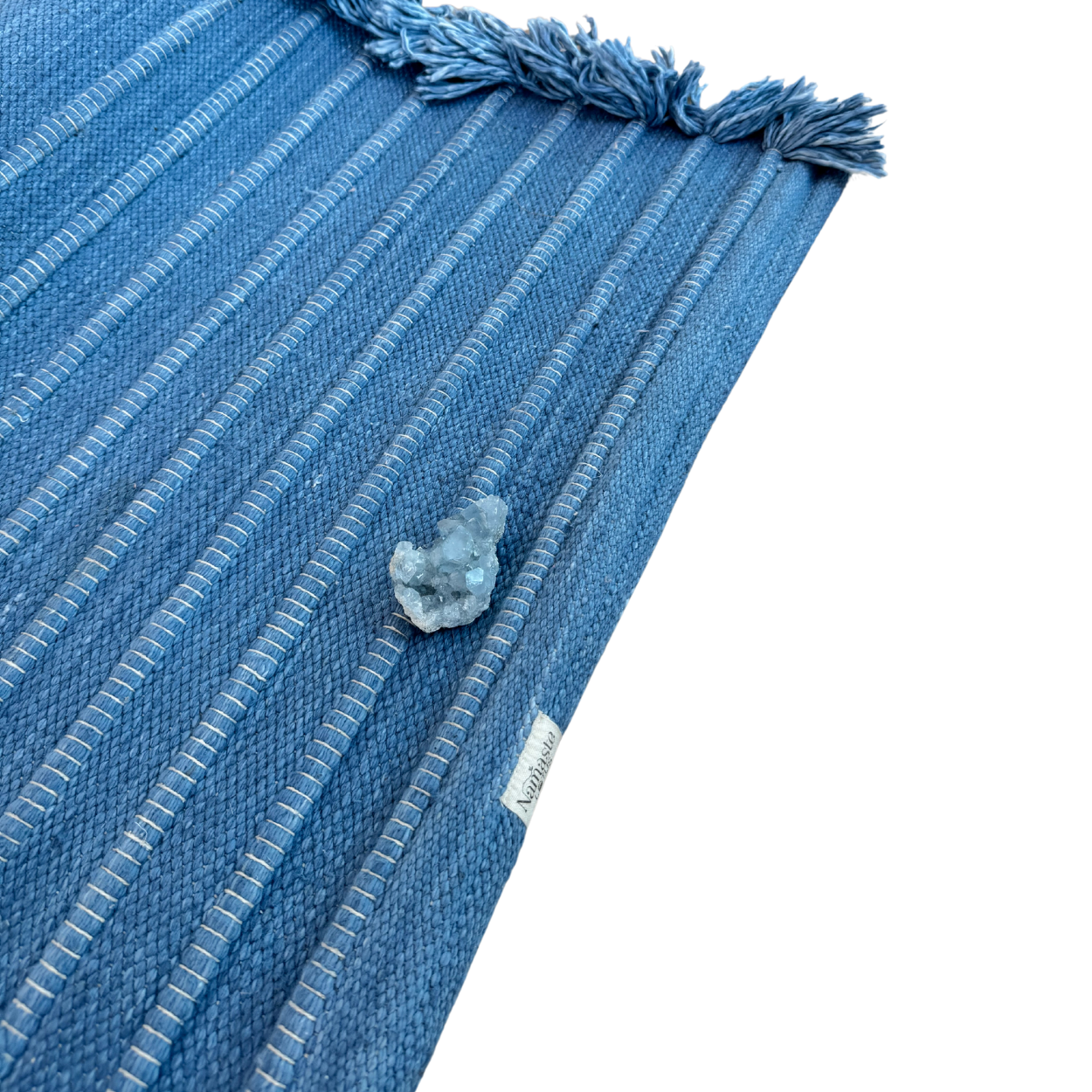 Sun, Moon and Stars Yoga Meditation Mat - Indigo by Namaste Lotus