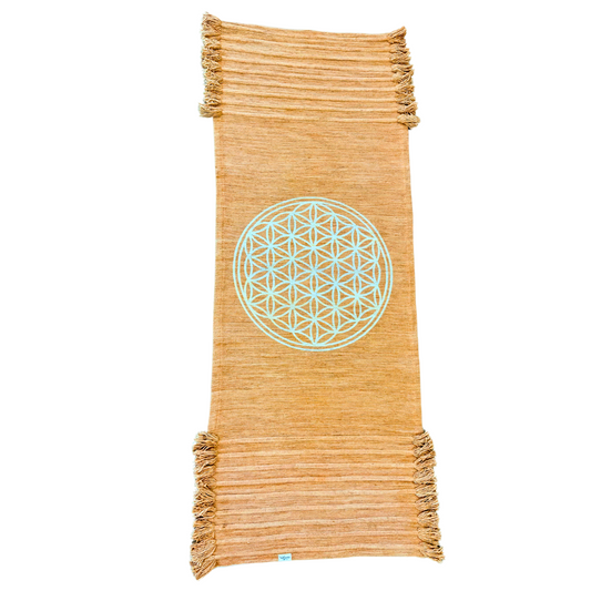 Sacred Flower of Life Yoga Meditation Mat - Unity by Namaste Lotus