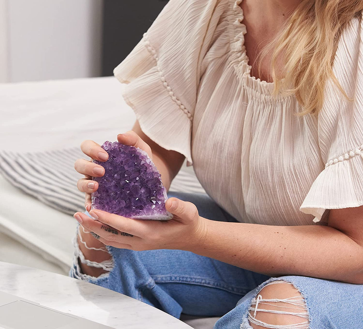 Amethyst Crystal Geode From Uruguay