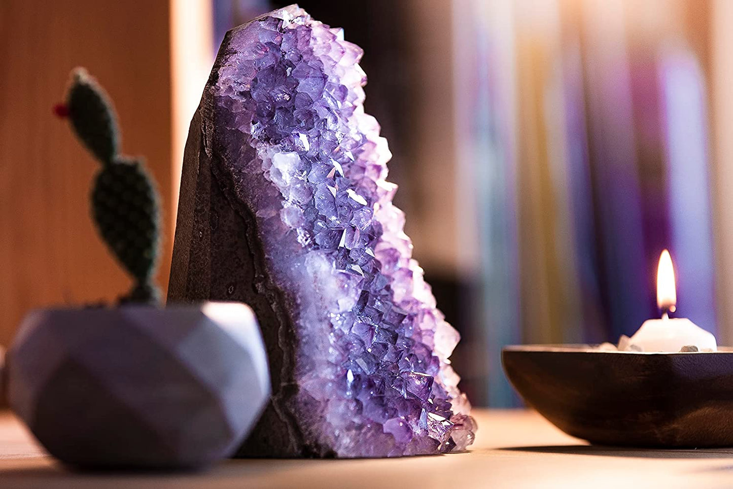 Amethyst Crystal Geode From Uruguay