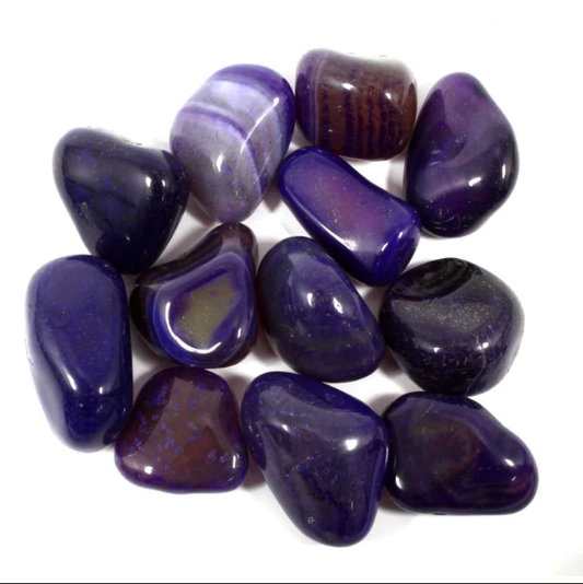 Purple Agate Tumblestone Plus