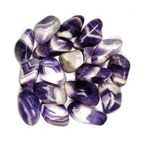 Chevron Amethyst Tumblestone Plus