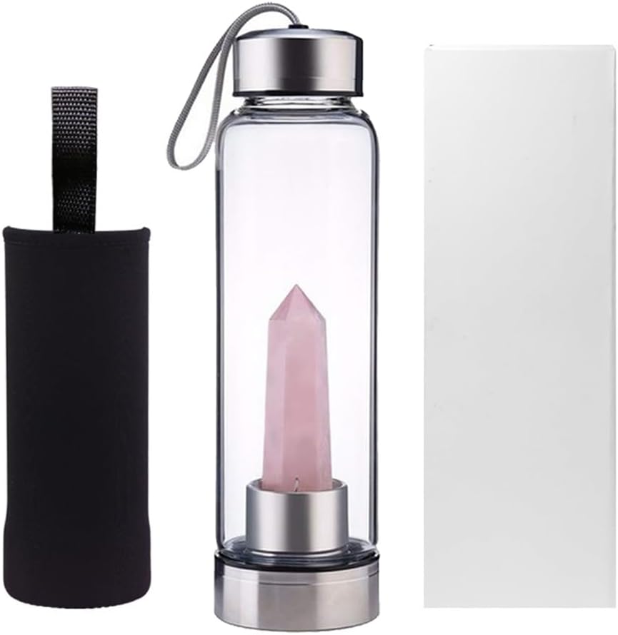 Shapeazy Crystal Glass Water Bottle