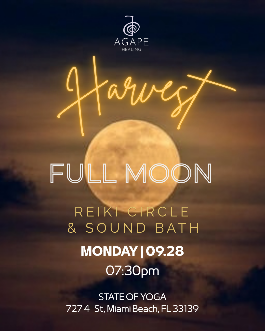 Full Moon Reiki Circle  ✨