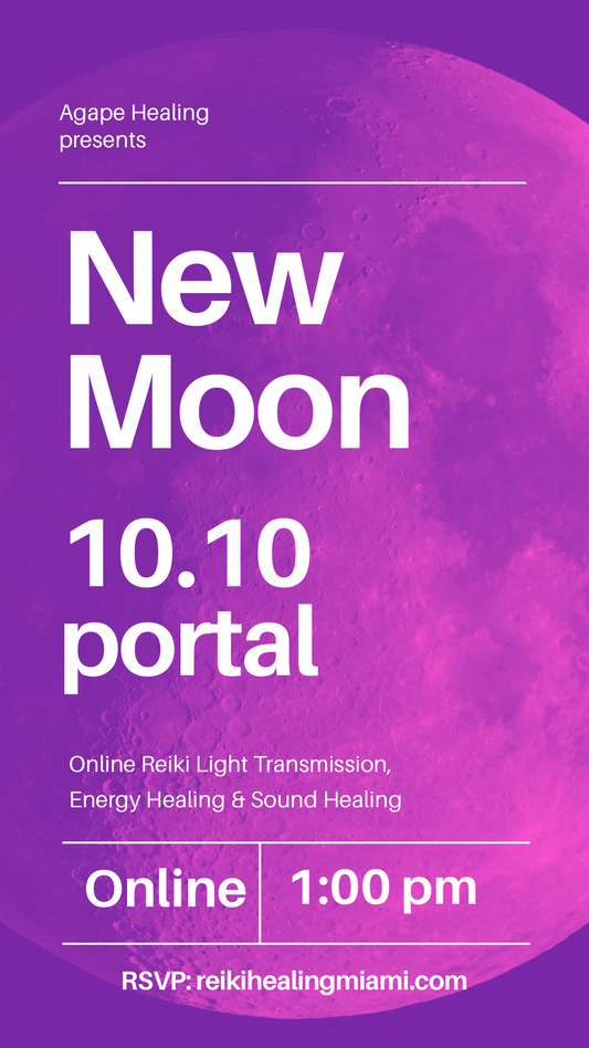 New Moon Online Reiki Circle  ✨ 10:10
