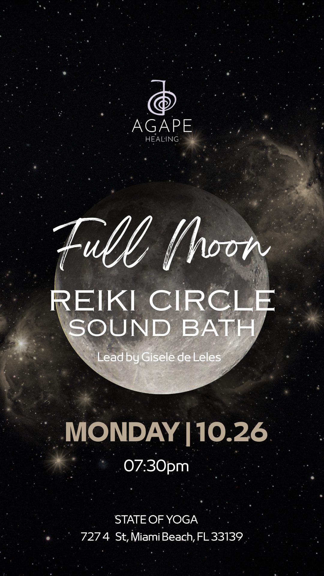 Full Moon Reiki Circle  ✨