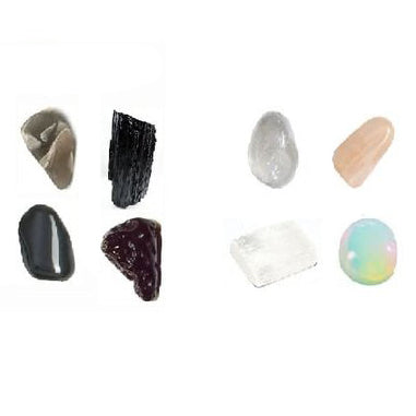 New & Full Moon Crystal Set