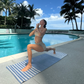 Ocean Waves Yoga Meditation Mat by Namaste Lotus