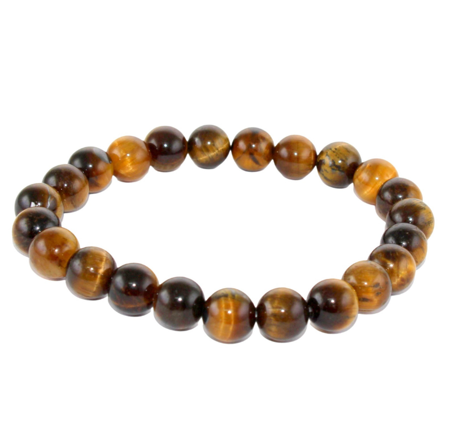 Tiger Eye 8 mm Round beads bracelet