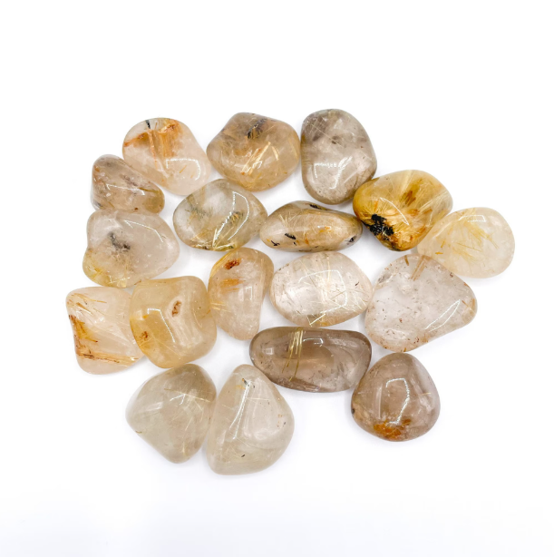 Rutilated Quartz Tumblestone Plus